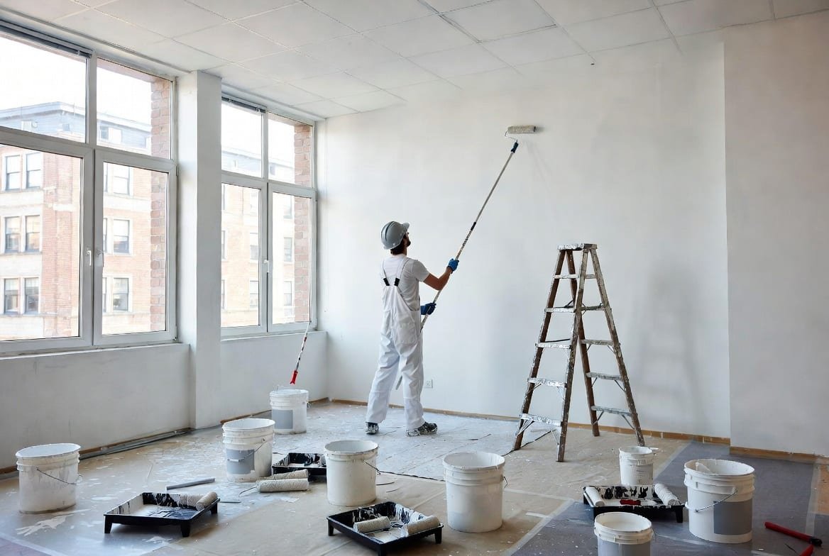 Trabajo de pintura interior de GG Pintors